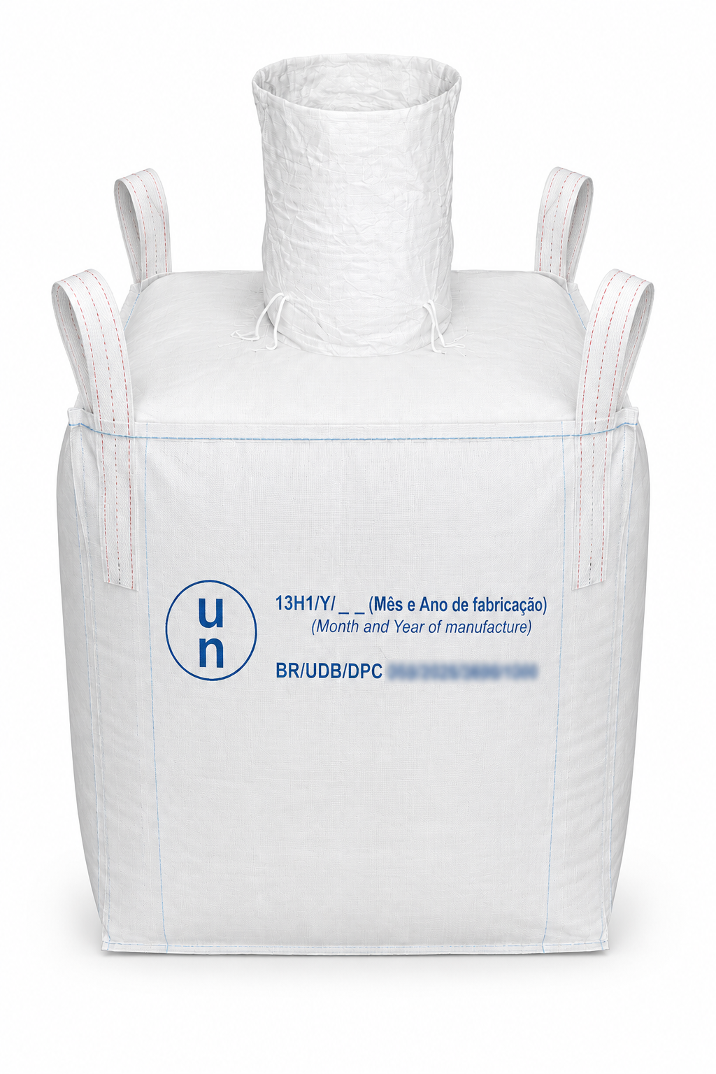 Big Bag homologado com etiqueta e marcações